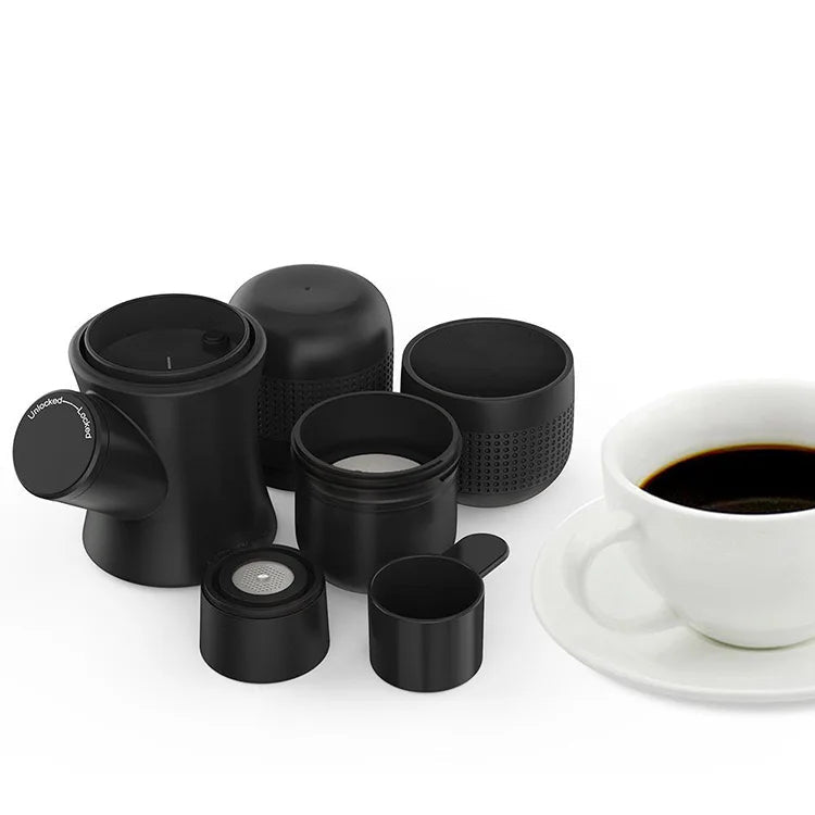 Máquina de café portátil Mini Pressão Mão, Handheld, Espresso, Escritório, Casa, Viagem, Ao ar livre, Viagem
