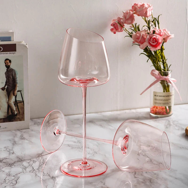 2 peças copo de vinho artesanal vidro de vinho tinto arte grande barriga degustação copo ultra-fino cristal borgonha bordeaux taça copos de vidro