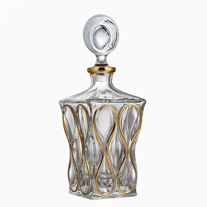 Vidro De Vinho Tinto Dourado De Cristal, Copo De Vinho De Pé Alto, Conjunto De Vinho High-End, Caixa De Presente