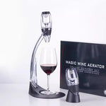 Vinho tinto profissional Decanter Pourer com filtro Stand titular, Vodka Quick Air Aerator, Home Dining Bar Essential Set