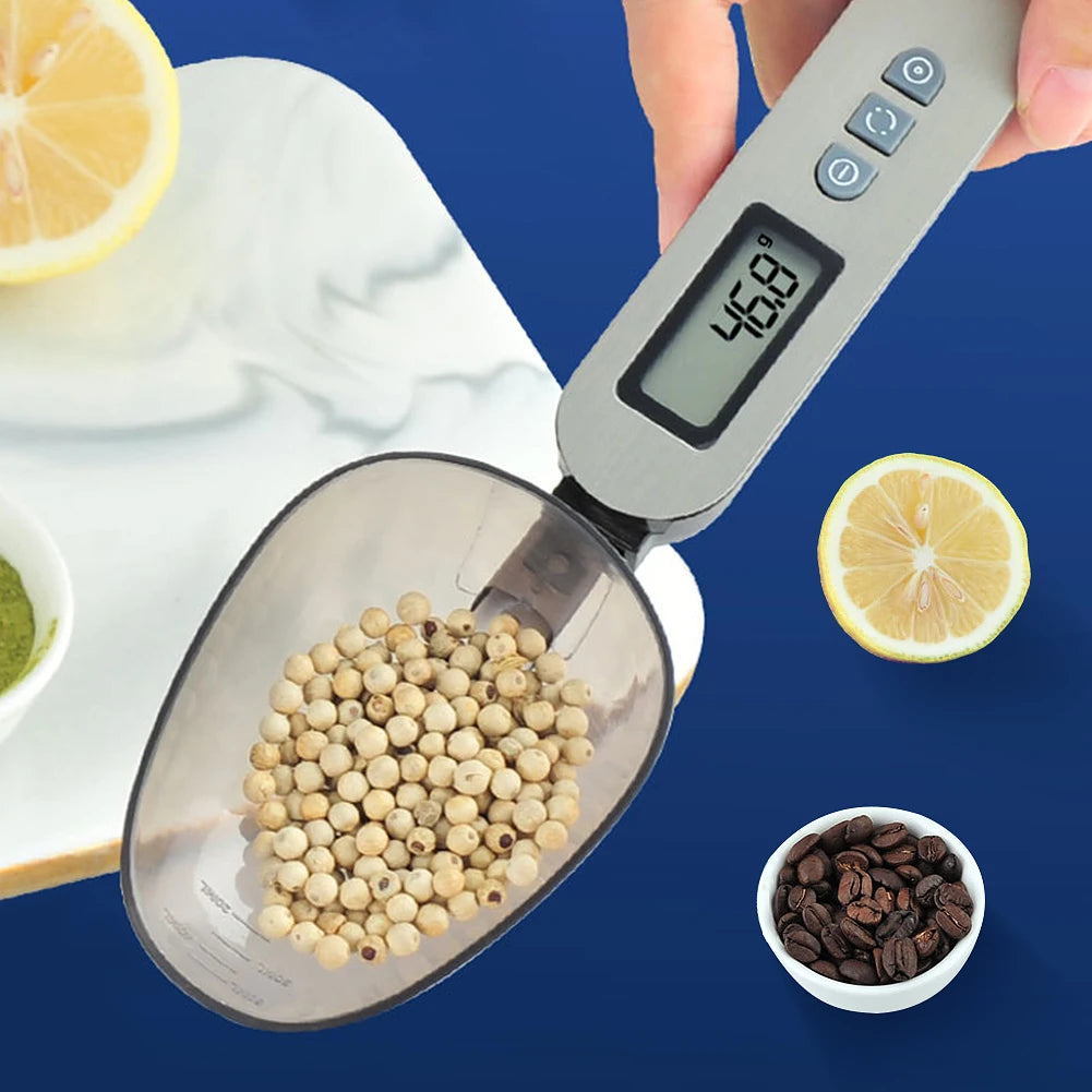 500g/0.3g lcd digital cozinha escala alimentos escala de medição colher de café escala eletrônica comida peso volumn colher cozinha ferramenta