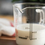 CAFEDE KONA Copo De Medição De Vidro Resistente Ao Calor com Escala, Copo De Compartilhamento De Café, Copo De Leite, Cozimento De Cozinha, 200ml