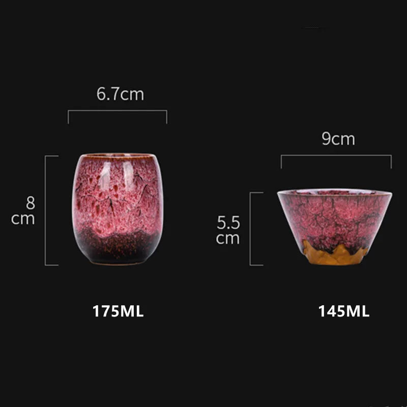 Conjunto De Canecas De Cerâmica, Xícara De Expresso De Porcelana, Xícara De Chá Criativa Em Casa, Pacote De Caixa, 175ml
