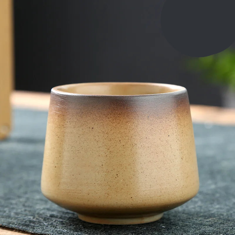 Xícara de café cerâmica grossa vintage, Copo único bebendo do agregado familiar, Cozinhar copos de chá ao redor do fogão